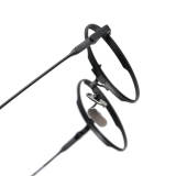 Black Round Glasses LE0141 - Ultra-Lightweight Design