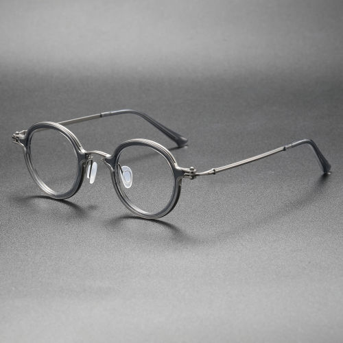 Bifocal Reading Glasses LE0466 - Sleek Gunmetal & Gray Design