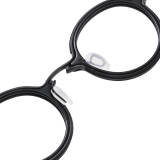 Black Round Glasses LE0466 - Classic Design, Lightweight Frame