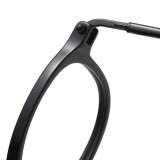 Thick Black Round Acetate Glasses LE0456 - Durable & Stylish Design