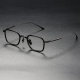 Black Rectangle Titanium Glasses LE0278 - Classic & Comfortable Design