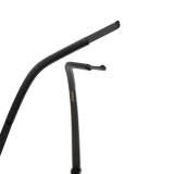 Black Round Glasses LE0249 - Sleek Titanium Frame for a Minimalist Look
