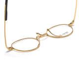 Gold Glasses LE0148 - Elegant Oval Titanium Frames for Timeless Appeal
