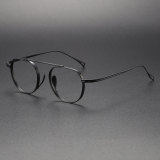Black Glasses Aviator Style LE1012 | Lightweight Titanium Frame