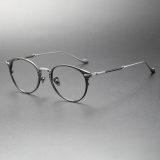 Step into style with LE0413 silver glasses, featuring round gunmetal frames and sleek silver arms for timeless elegance and unmatched quality
