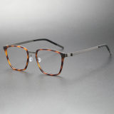 Oversized Prescription Glasses - LE0252 TortoiseShell & Gunmetal, Durable Square Design