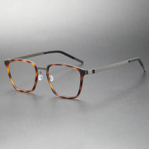 Oversized Prescription Glasses - LE0252 TortoiseShell & Gunmetal, Durable Square Design