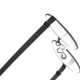 Black Round Glasses - LE0207, Sleek Titanium Frame, Comfort Fit