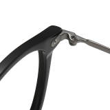 Black Frame Glasses: LE0417 Round Titanium & Acetate Design