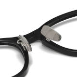 Black Frame Glasses: LE0417 Round Titanium & Acetate Design