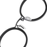 Black Circle Glasses LE1001 - Elegant Round Titanium Frames