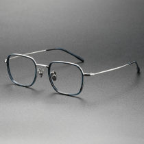 Tortoise Shell Eyeglasses LE0189 - Silver Accents, Chic Geometric Design