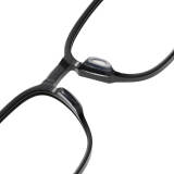 All Black Glasses LE0212 - Lightweight, Hypoallergenic Acetate Frames