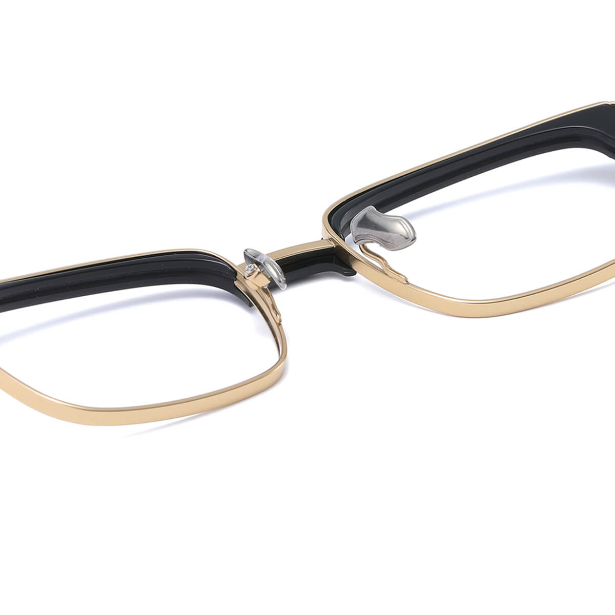 Black Designer Glasses LE0498 | Black & Gold Acetate and
