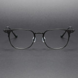 Elegant Black Square Titanium Eyeglasses LE1051 | Enhanced Comfort & Style