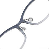LE0117 Translucent Gray Oval Titanium Glasses | Sleek & Hypoallergenic Design