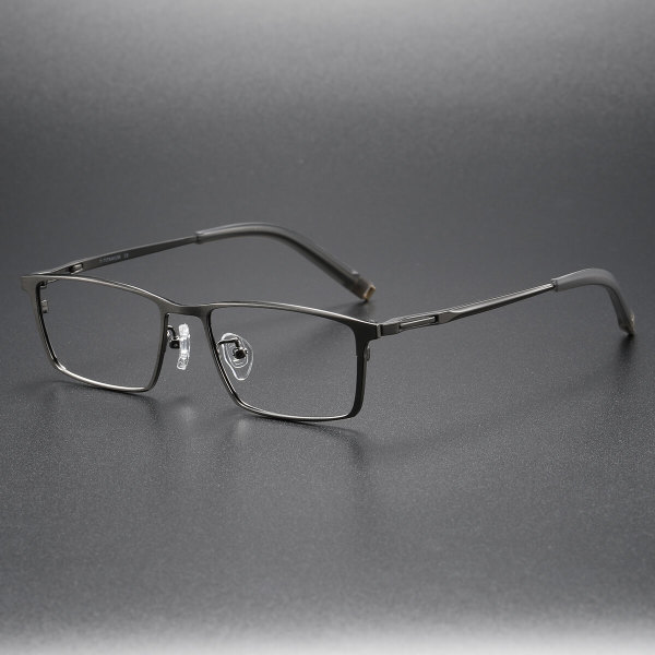 Titanium Glasses Frames LE0160: Gunmetal Finish, Lightweight & Allergy-Free