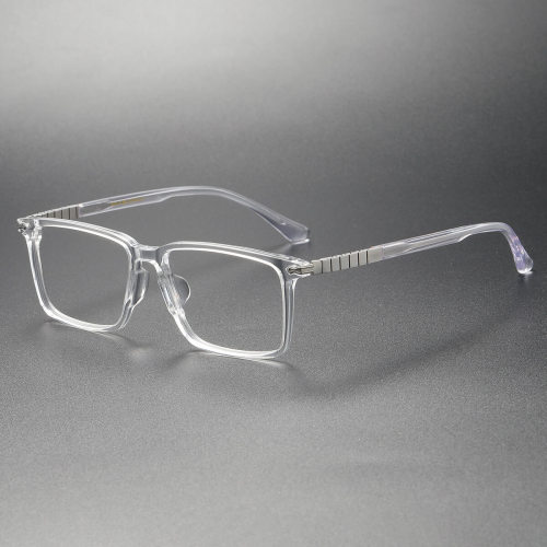 Clear Glasses Frame LE0218 - Lightweight Hypoallergenic Acetate Design