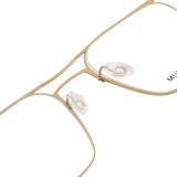 Gold Aviator Glasses LE0089 - Lightweight Titanium, Screwless Design