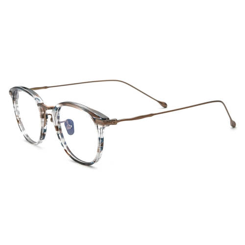 Tortoise Eyeglasses LE0551 - Elegant TortoiseShell with Bronze Accents