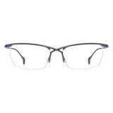Browline Glasses with IP Plating - Gunmetal Titanium Browline Eyewear LE3004 for Enhanced Comfort and Style