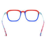 Large Glasses Frames - LE3030 Frosted Blue - Durable and Stylish Acetate Square Glasses
