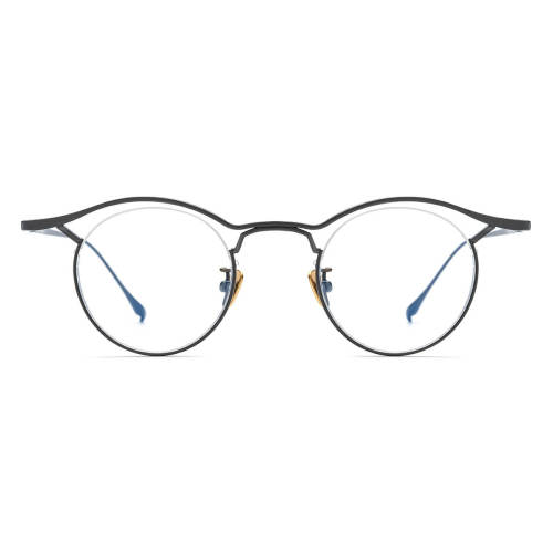 Round Titanium Glasses LE3029 - Gray