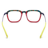 Square Glasses Frames - LE3030 Frosted Red - Durable and Stylish Acetate Glasses