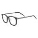 Square Natural Horn Glasses LH3093 - Black