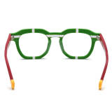 Acetate Glasses Frames - LE3024 Frosted Green - Stylish Square Glasses