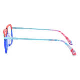 Large Glasses Frames - LE3030 Frosted Blue - Durable and Stylish Acetate Square Glasses