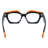 Thick Black Frame Acetate Glasses - Lightweight, Hypoallergenic, Durable Design