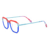 Large Glasses Frames - LE3030 Frosted Blue - Durable and Stylish Acetate Square Glasses
