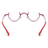 Half Rim Titanium Glasses LE3005 - Purple & Pink