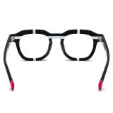 Black Square Glasses - LE3024 Frosted Black - Stylish Acetate Frames