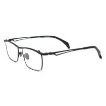 Clip On Titanium Glasses LE3003 - Black