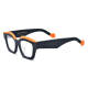 Thick Black Frame Acetate Glasses - Lightweight, Hypoallergenic, Durable Design
