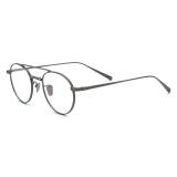 Aviator Glasses Men - Sleek and Durable Titanium Gunmetal Glasses LE3039