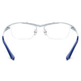 Titanium Frames Glasses - Stylish and Durable Half Rim White Glasses LE3033