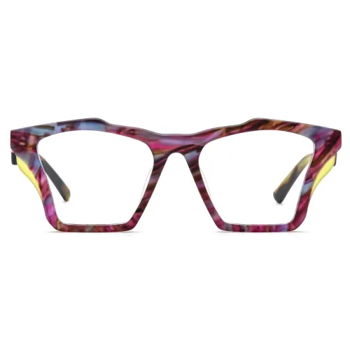 Cool Acetate Cat Eye Glasses - LE3067 Frosted Purple | Stylish and Durable