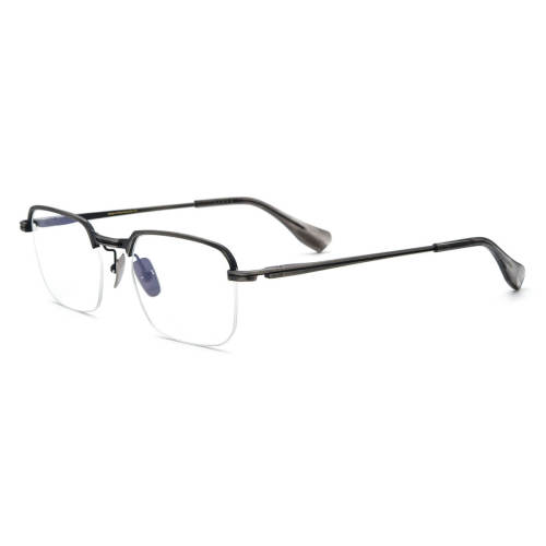 Half Rim Titanium Glasses LE3042 - Gray