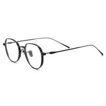Black Frames Glasses LE3049 - Premium Titanium Square Glasses for Men and Women