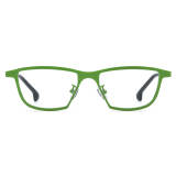 Women's Rectangle Eyeglasses - LE3059 Green | Stylish Titanium Glasses for Daily Wear