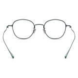 Stylish Glasses with Green Frames - LE3048 Green & Gunmetal Titanium Square Glasses