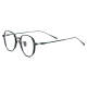 Black & Green Square Glasses for Women - LE3049 | Lightweight Titanium Frame