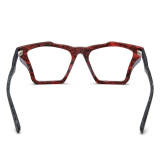 Red Glasses LE3067 - Stylish Acetate Cat Eye Frames in Frosted Red