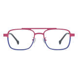 Aviator Glasses Frames - Stylish and Durable Titanium Red Glasses LE3035