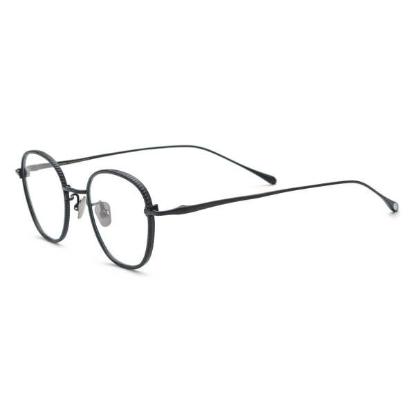 Stylish Black Eyeglasses for Men and Women | Titanium Square Frames LE3048