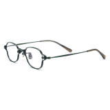 Oval Titanium Glasses LE3081 - Green