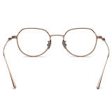 Square Prescription Glasses LE3049 - TortoiseShell & Gold Titanium Frames for Men and Women